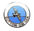 Sutton On Sea Quality Enamel Lapel Pin Badge image 0