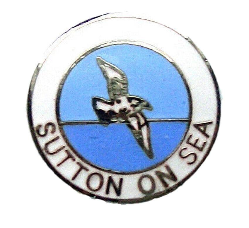 Sutton On Sea Quality Enamel Lapel Pin Badge image 0
