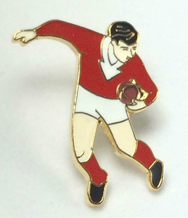 Coventry Away Shirt Rugby Player ENAMEL LAPEL PIN BADGE image 0
