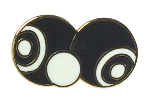 Crown Green - Carpet or Lawn Bowls & Jack Quality enamel lapel pin badge image 0