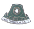 The Museum Of Nottingham Lace Quality Enamel Lapel Pin Badge image 0