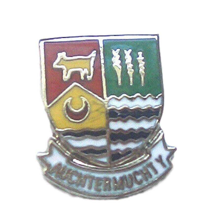 Auchtermuchty Quality Enamel Lapel Pin Badge image 0