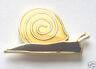 SNAIL IN SHELL MOLLUSCAN GASTROPODA HARD QUALITY ENAMEL LAPEL PIN BADGE image 0