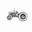 Pewter farm tractor lapel pin badge for farmers and tractor enthusiasts