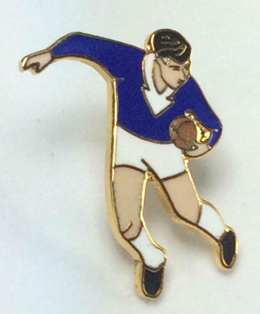Canterbury Rugby Player ENAMEL LAPEL PIN BADGE image 0