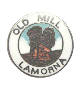 Lamorna Old Mill Quality Enamel Lapel Pin Badge image 0