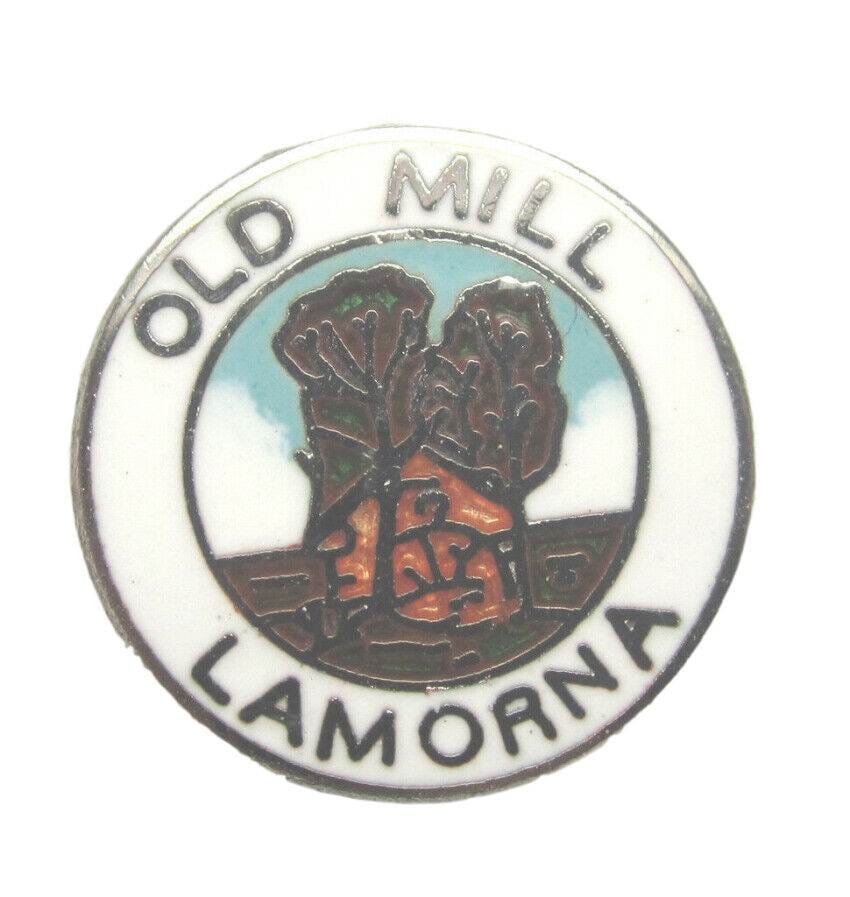 Lamorna Old Mill Quality Enamel Lapel Pin Badge image 0