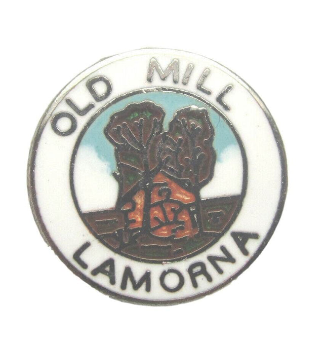 Lamorna Old Mill Quality Enamel Lapel Pin Badge image 0