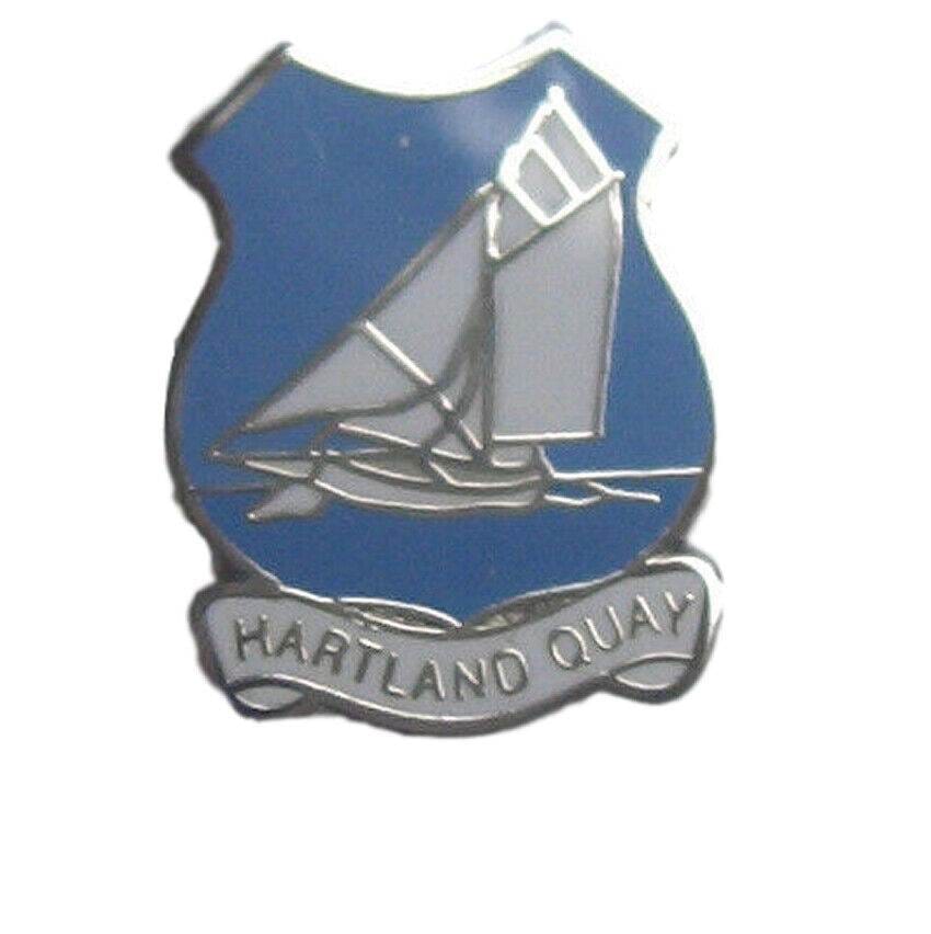 Hartland Quay Quality Enamel Lapel Pin Badge image 0