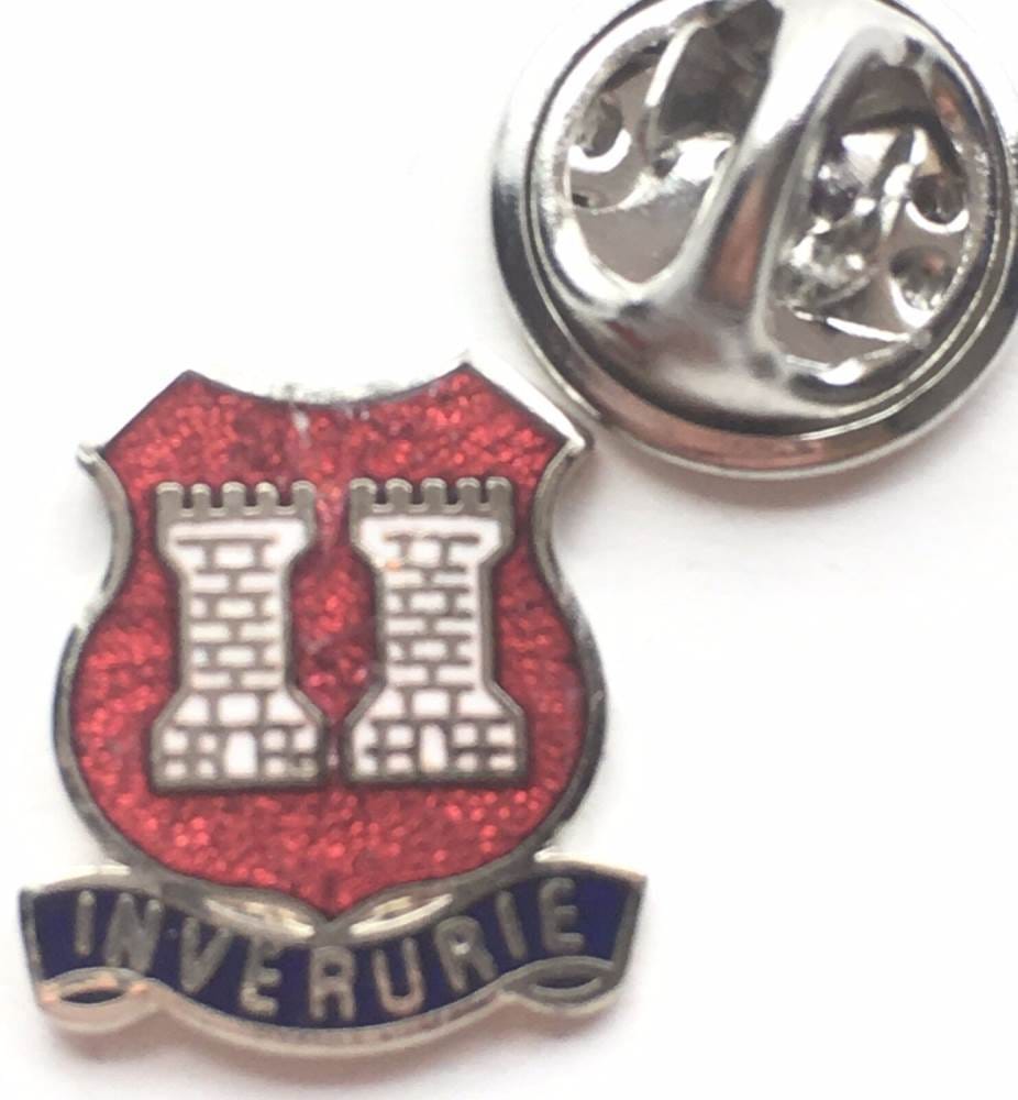 Inverurie Small Quality enamel lapel pin badge T188 image 3