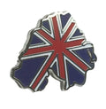 Northern Ireland Outline on Union Jack Flag Quality enamel lapel pin badge-K073 image 0
