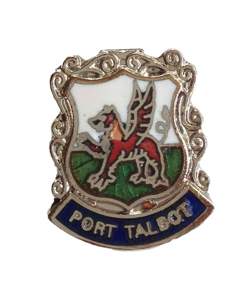 Port Talbot Wales Quality Enamel Lapel Pin Badge image 0