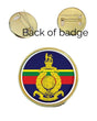 Royal Marines Military 27mm Metal Lapel Pin Badge Domed Insert image 0