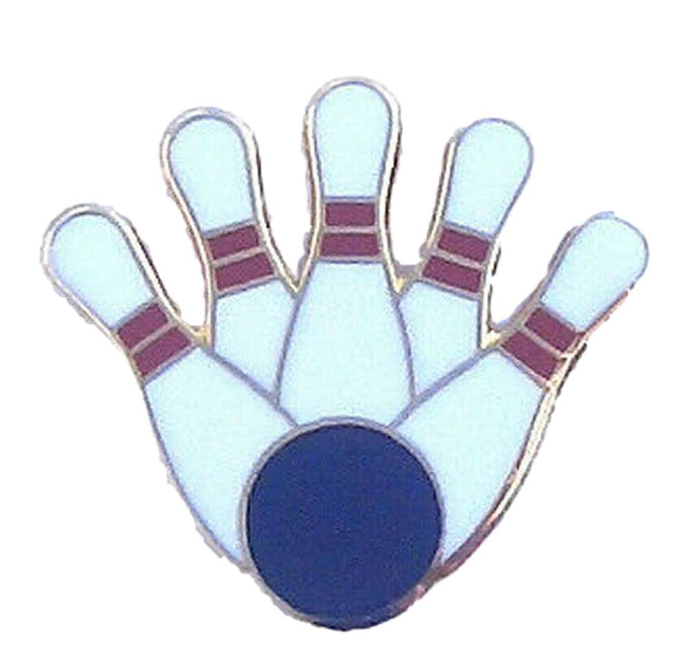 New  Size Ten Pin  Bowling - Skittles - Quality Enamel Lapel Pin Badge image 0