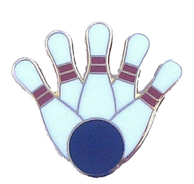 New  Size Ten Pin  Bowling - Skittles - Quality Enamel Lapel Pin Badge image 0