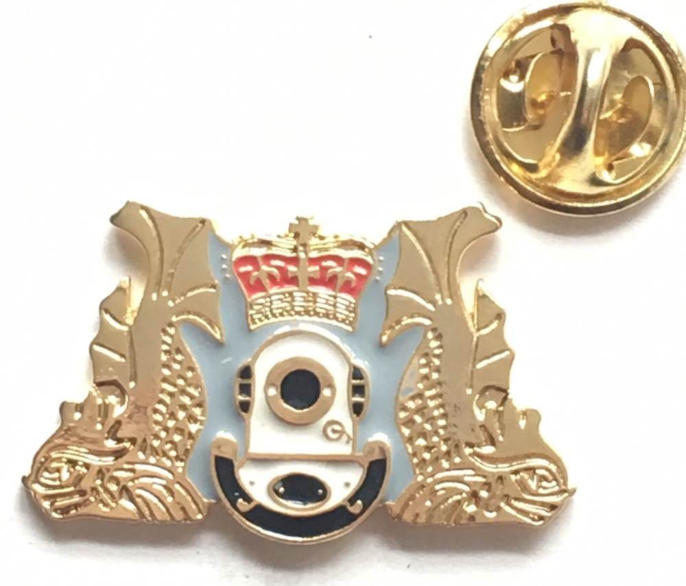 Royal Navy RN Clearance Divers Enamel Lapel Pin Badge MOD Approved image 1