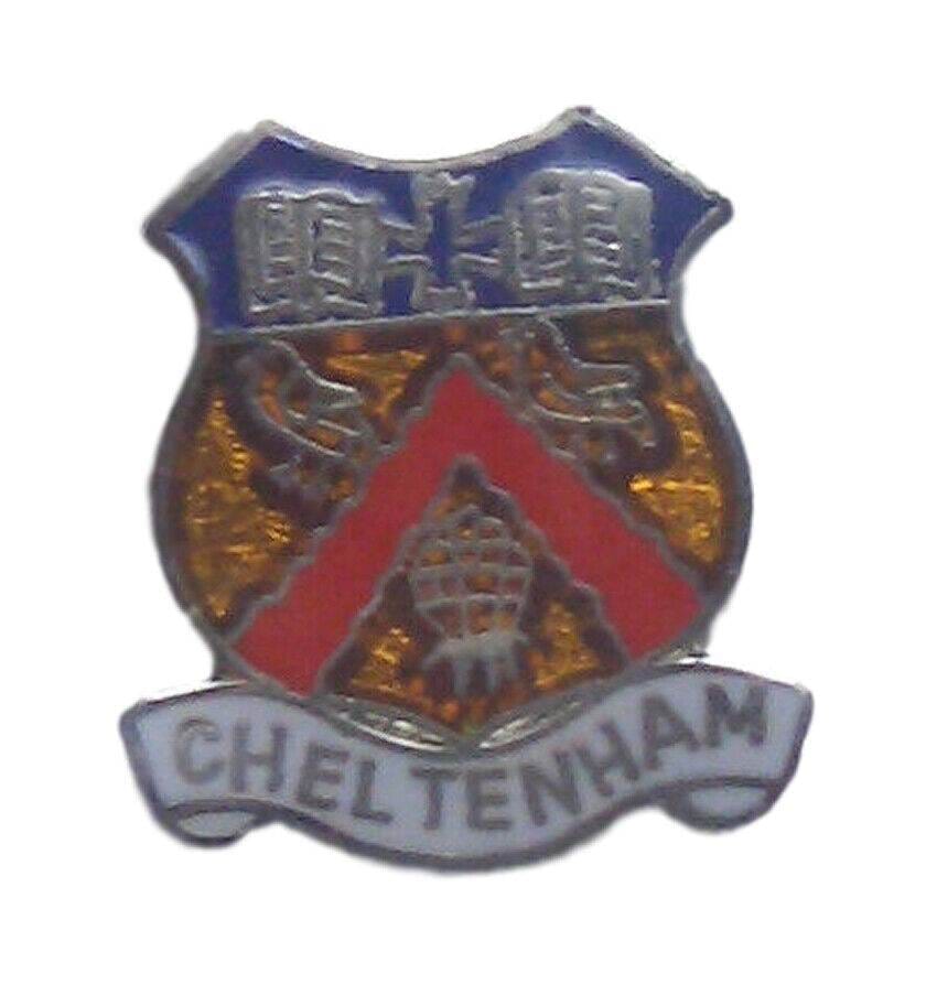 Cheltenhem UK Quality Enamel Lapel Pin Badge image 0