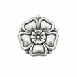 Pewter Tudor Rose traditional English heraldic flower pin badge
