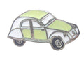 Citreon 2CV Yellow Motorcar Quality Enamel Lapel Pin Badge image 0