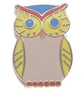 WISE OWL BIRD OF PREY QUALITY HARD ENAMEL LAPEL PIN BADGE image 0