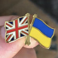 Ukraine, Union Jack Enamel Lapel Pin Badge "Limited Stock" image 0
