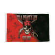 Flagmania A Pirate's Life Red/Black 5ft x 3ft Polyester Flag