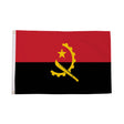 Flagmania Angola 3ft x 2ft Polyester Flag on white background