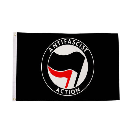 Flagmania Antifascist 5ft x 3ft Polyester Flag