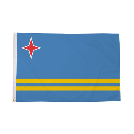 Flagmania Aruba 5ft x 3ft Polyester Flag