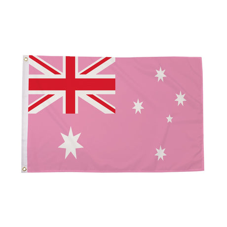 Flagmania Australia Pink 5ft x 3ft Polyester Flag