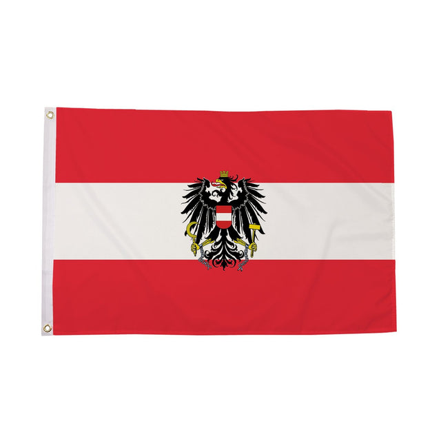 Flagmania Austria Crest 8ft x 5ft polyester flag