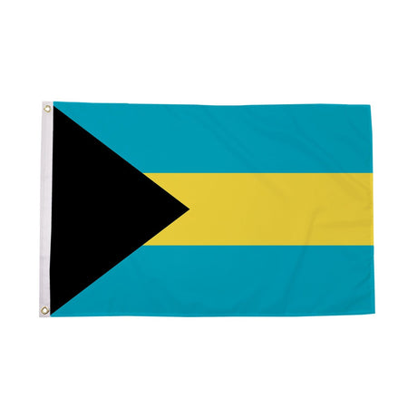 Flagmania Bahamas 3ft x 2ft Polyester Flag on white background