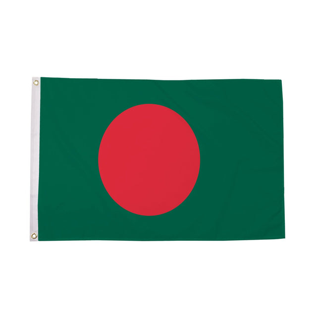 Flagmania Bangladesh 3ft x 2ft Polyester Flag on white background