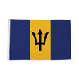 Flagmania Barbados 3ft x 2ft Polyester Flag on white background