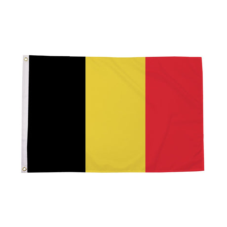 Flagmania Belgium 5ft x 3ft Polyester Flag