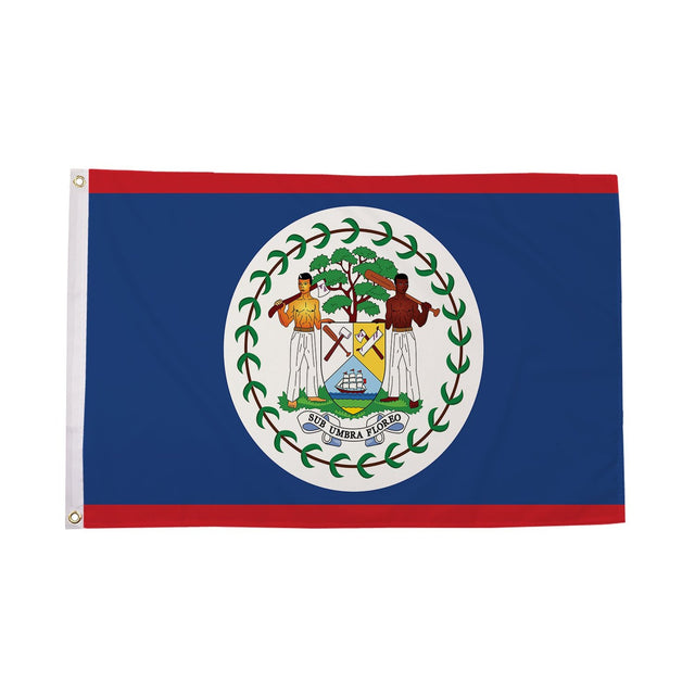 Flagmania Belize 8ft x 5ft polyester flag