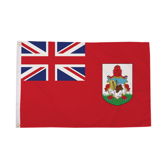 Flagmania Bermuda 3ft x 2ft Polyester Flag on white background