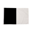 Flagmania Black and White Irish County 3ft x 2ft Polyester Flag on white background