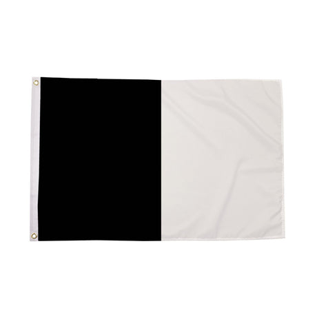 Flagmania Black and White Irish County 8ft x 5ft polyester flag
