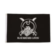 Flagmania Blackbeard Lives 5ft x 3ft Polyester Flag