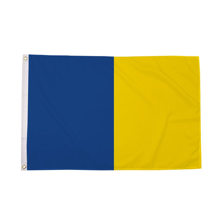 Flagmania Blue and Gold Irish County 8ft x 5ft polyester flag