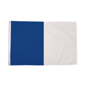 Flagmania Blue and White Irish County 8ft x 5ft polyester flag