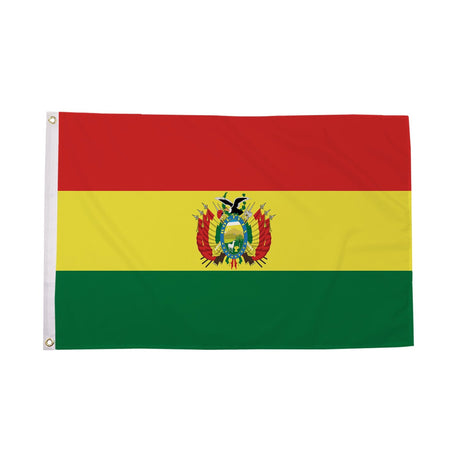 Flagmania Bolivia 8ft x 5ft polyester flag