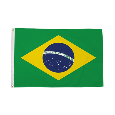 Flagmania Brazil 8ft x 5ft polyester flag