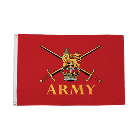 Flagmania British Army 3ft x 2ft Polyester Flag on white background
