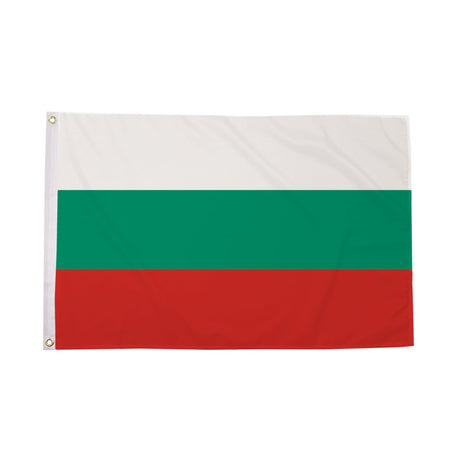 Flagmania Bulgaria 8ft x 5ft polyester flag