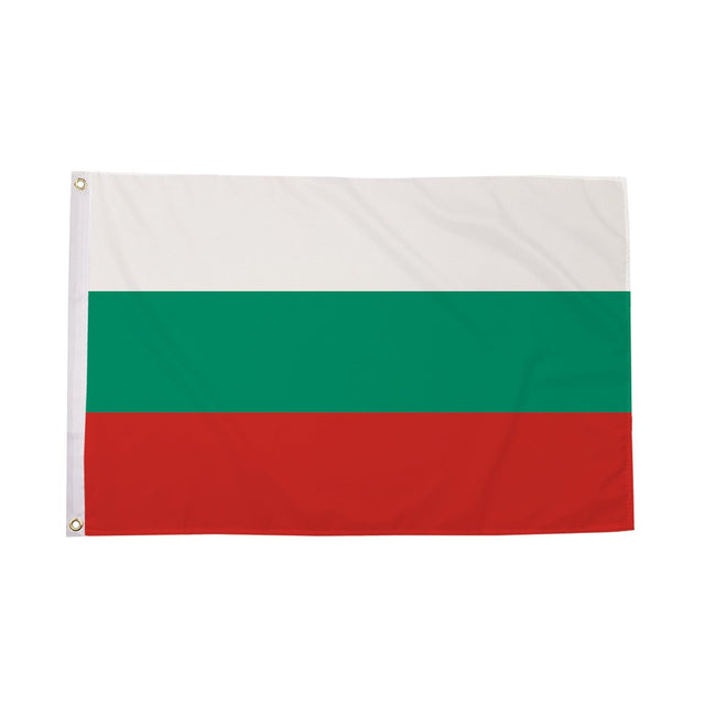 Flagmania Bulgaria 8ft x 5ft polyester flag