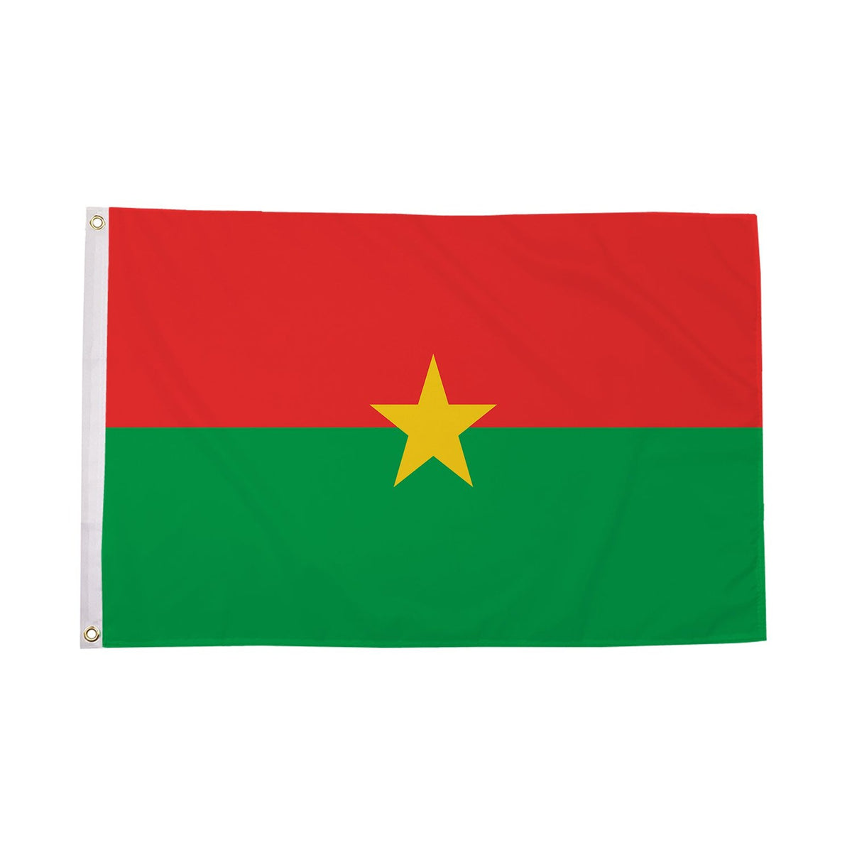 Flagmania Burkina Faso 3ft x 2ft Polyester Flag on white background