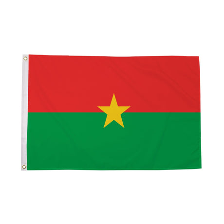 Flagmania Burkina Faso 8ft x 5ft polyester flag