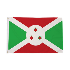 Flagmania Burundi 8ft x 5ft polyester flag